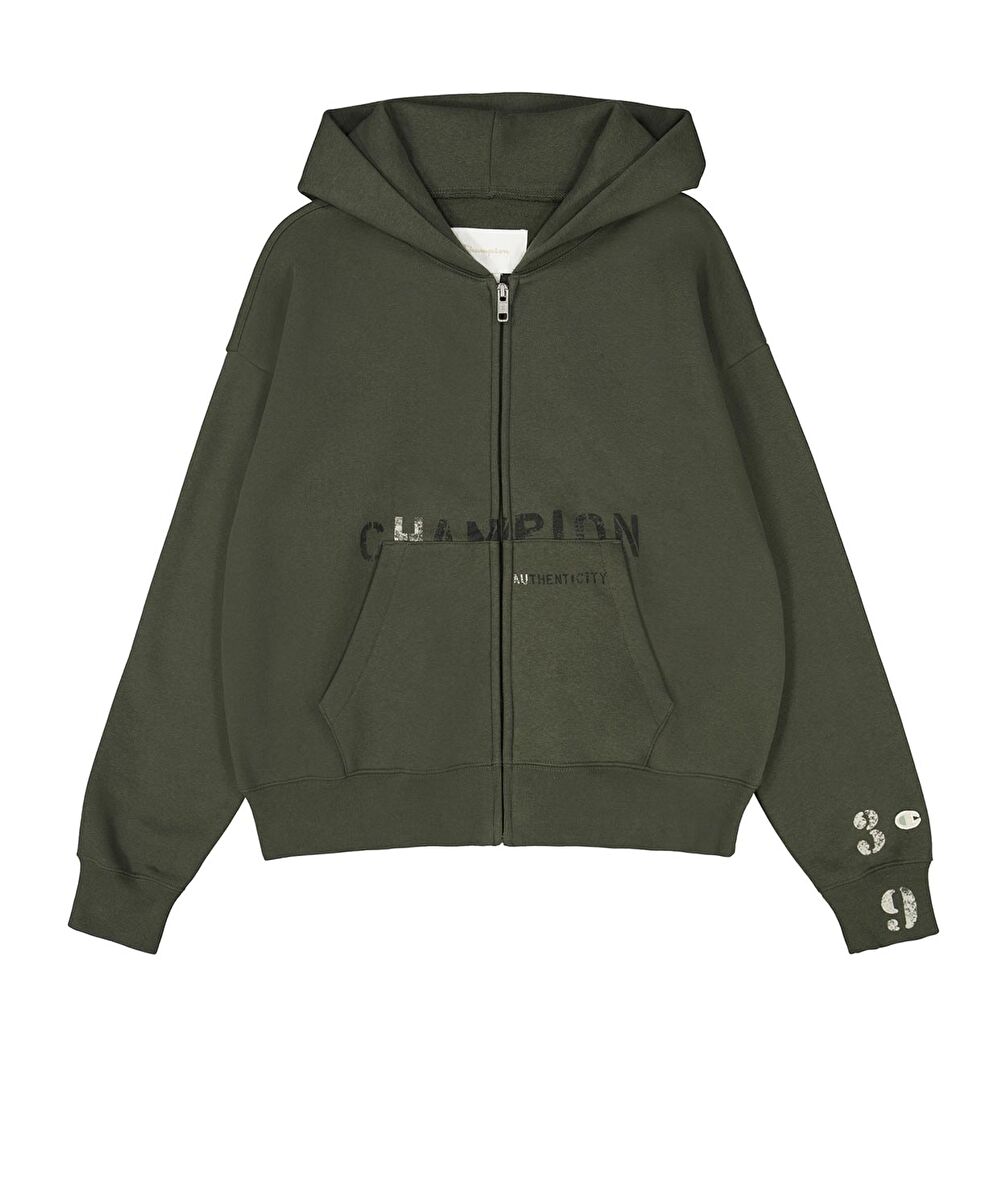 Champion Surplus + Utility Hooded Full Zip Sweatshirt