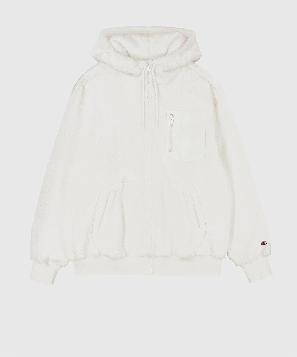 Champion Script Shop Hooded Full Zip Sweatshirt