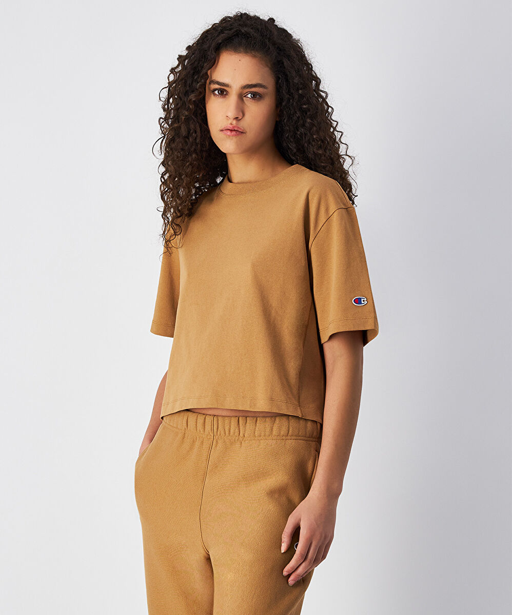 Champion Reverse Weave Core Crop SS Tee