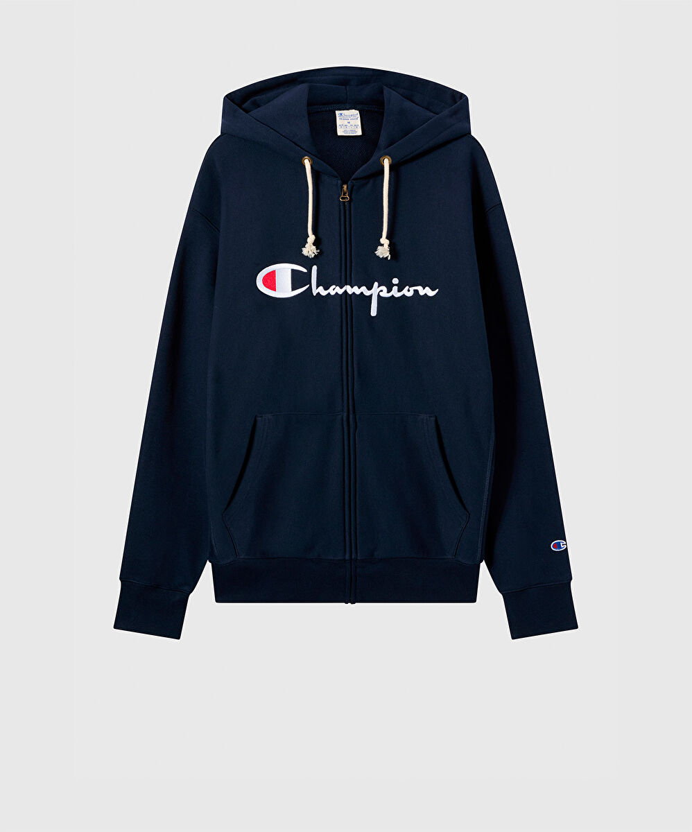 Champion Reverse Weave Core Full Zip Hoodie Sweatshirt