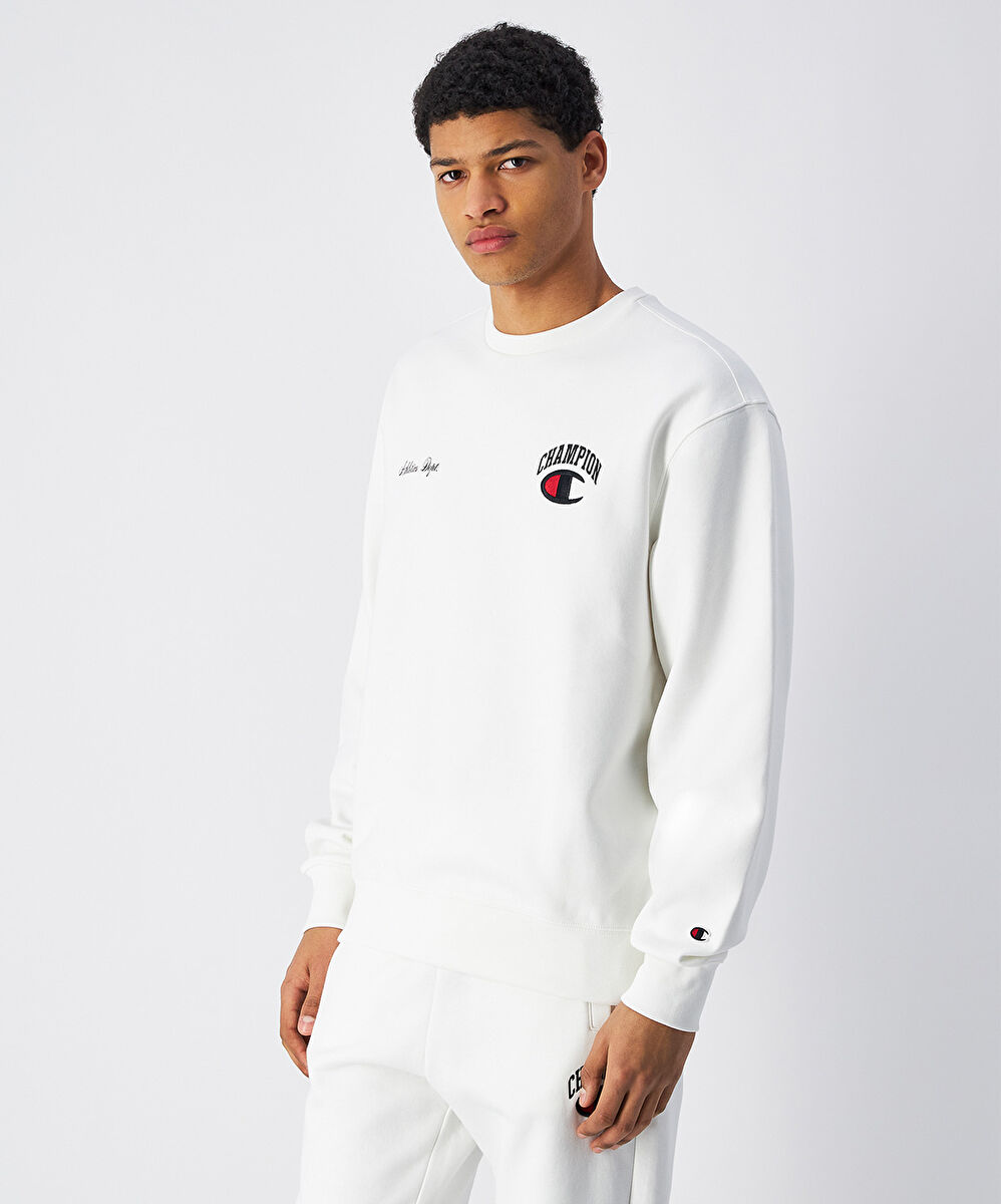 Champion Street Varsity Crewneck Sweatshirt