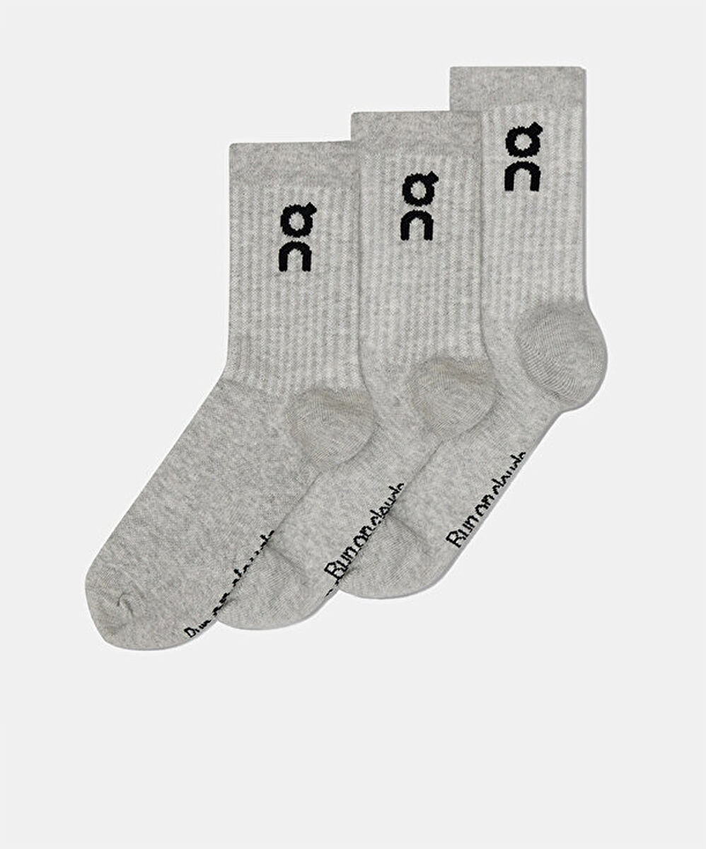 On Logo Sock High 3lü Paket