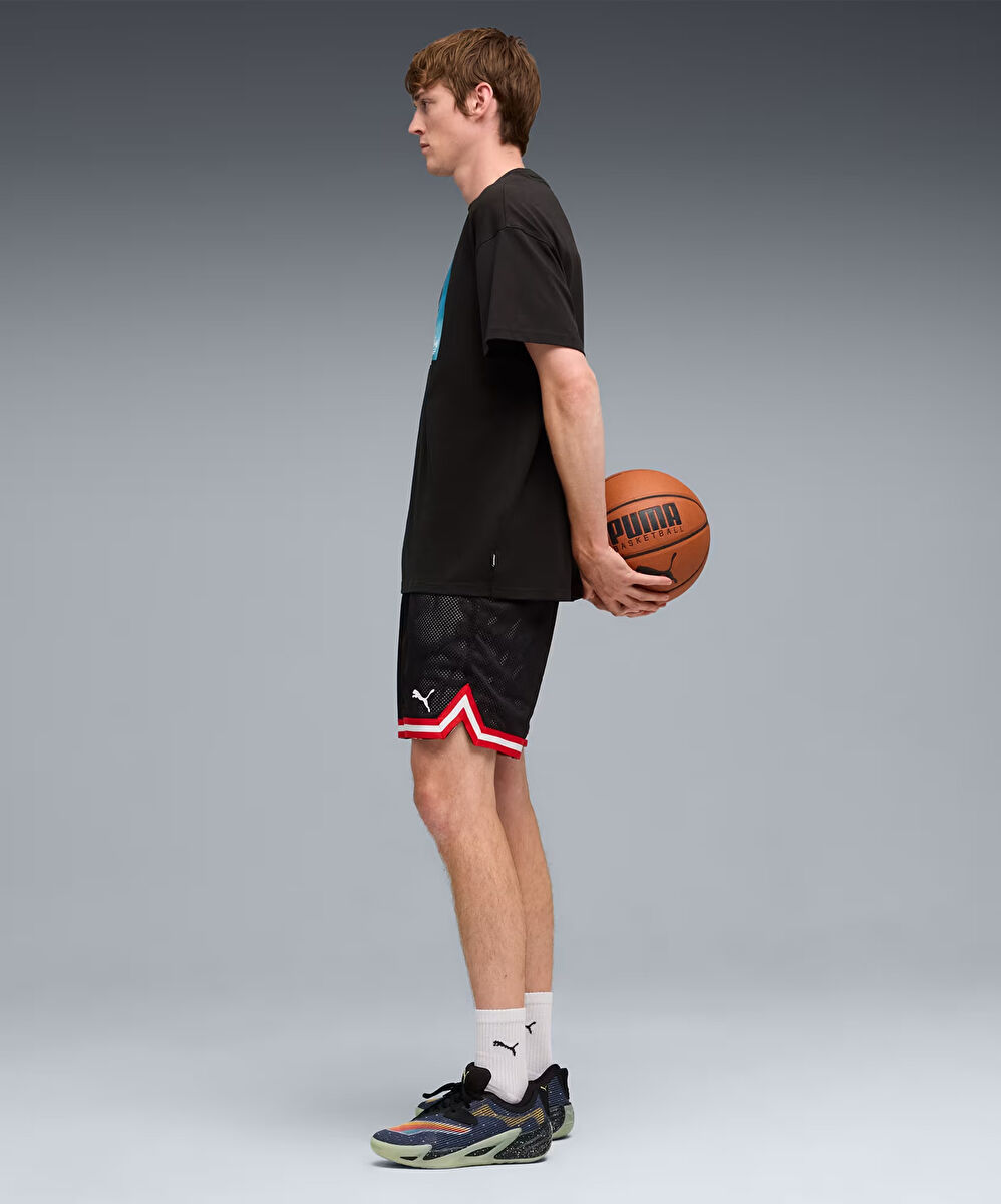 Puma Hoops X E.T. Patterned Basketball Shorts