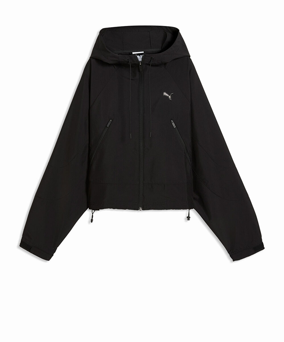 Puma Street Glam Oversized Short Hooded Woven