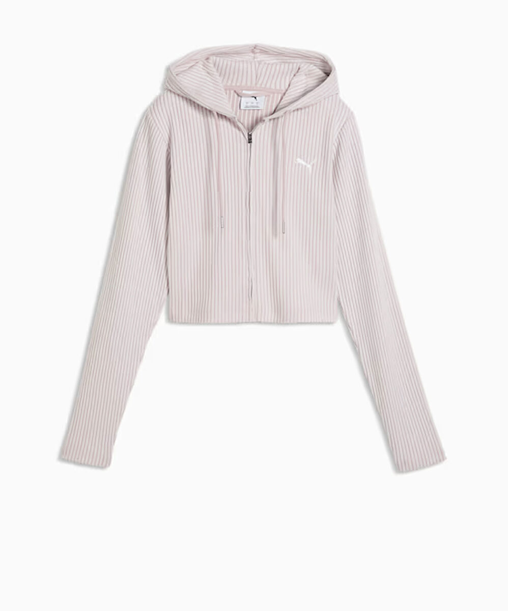 Puma Essentials Ribbed Full-Zip Soft Touch Hoodie