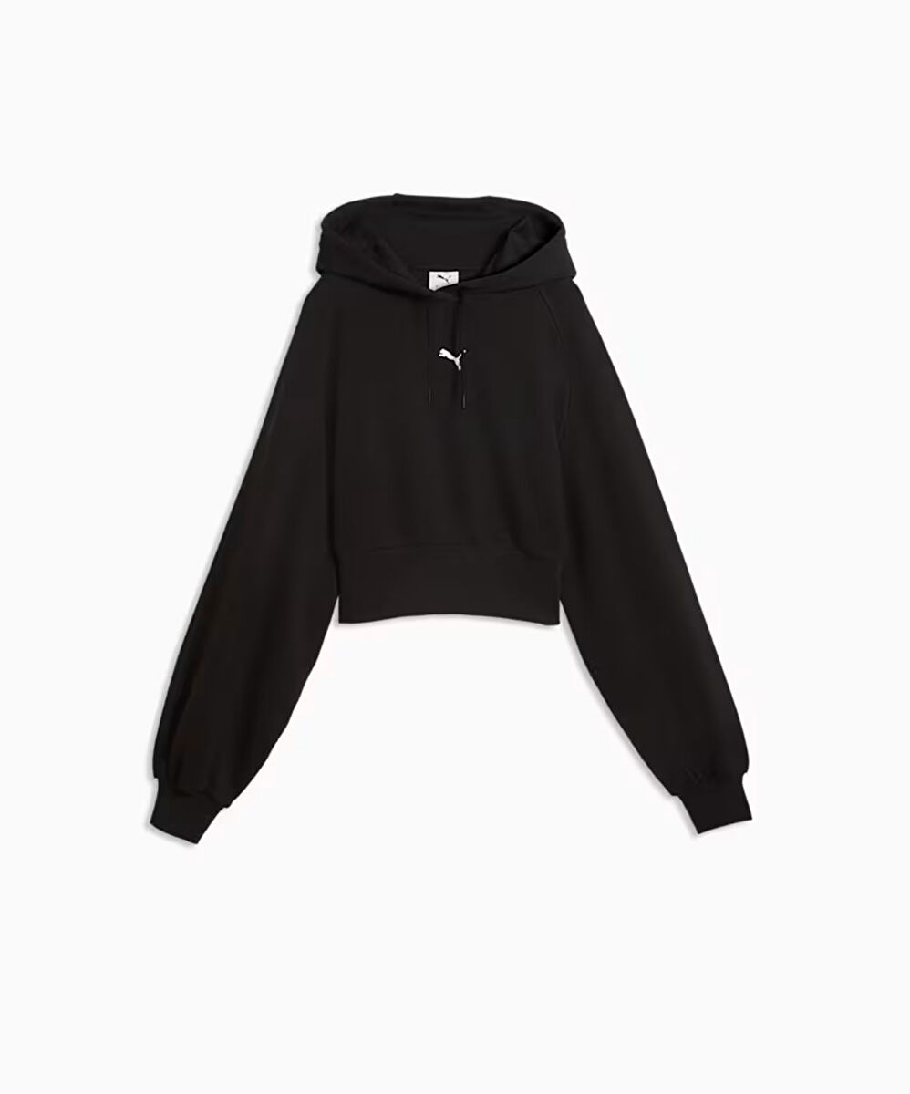Puma Essentials Cropped Balloon Sleeve Hoodie