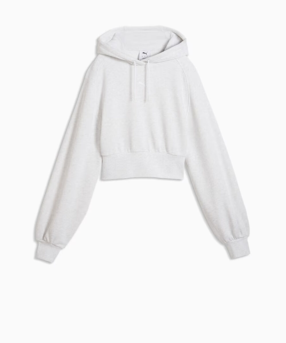 Puma Essentials Cropped Balloon Sleeve Hoodie