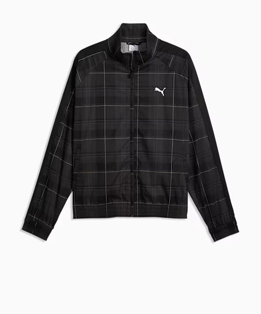 Puma T7 Relaxed Tartan Woven Track Jacket