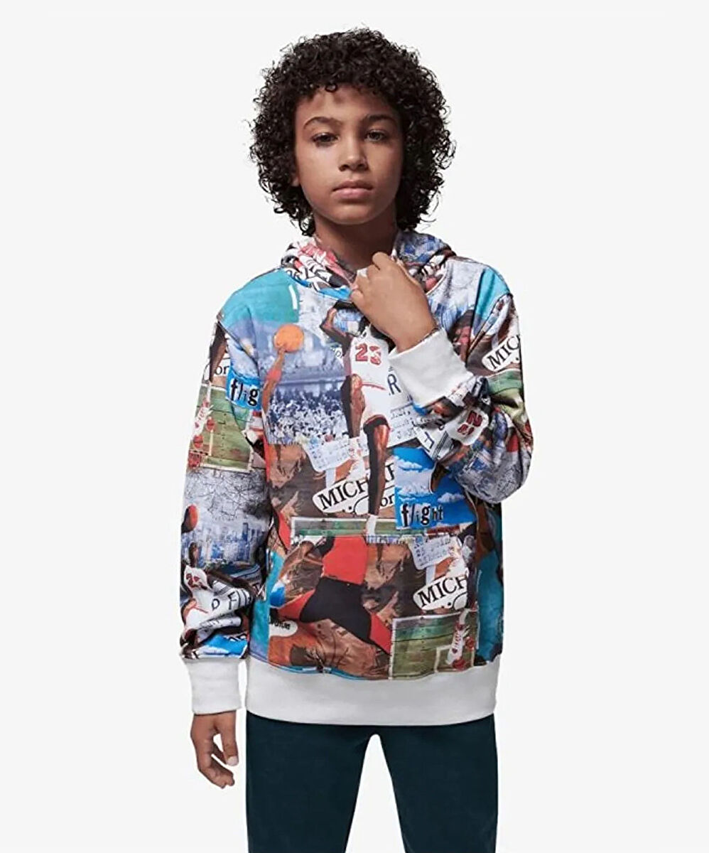 Jordan Brooklyn All Over Print Fleece Pullover