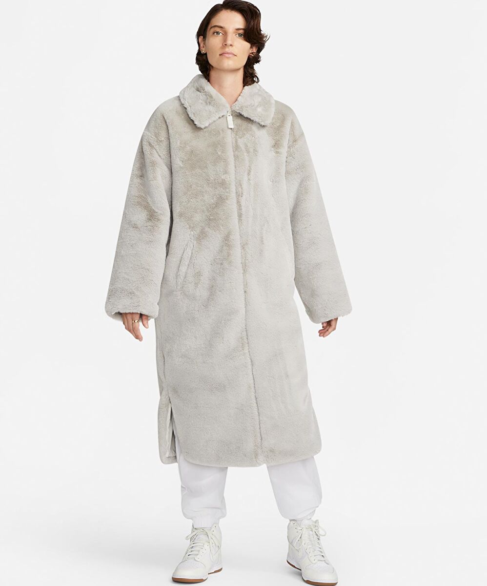 Nike W Nsw Fx Fur Gfx Aop Lng Jkt
