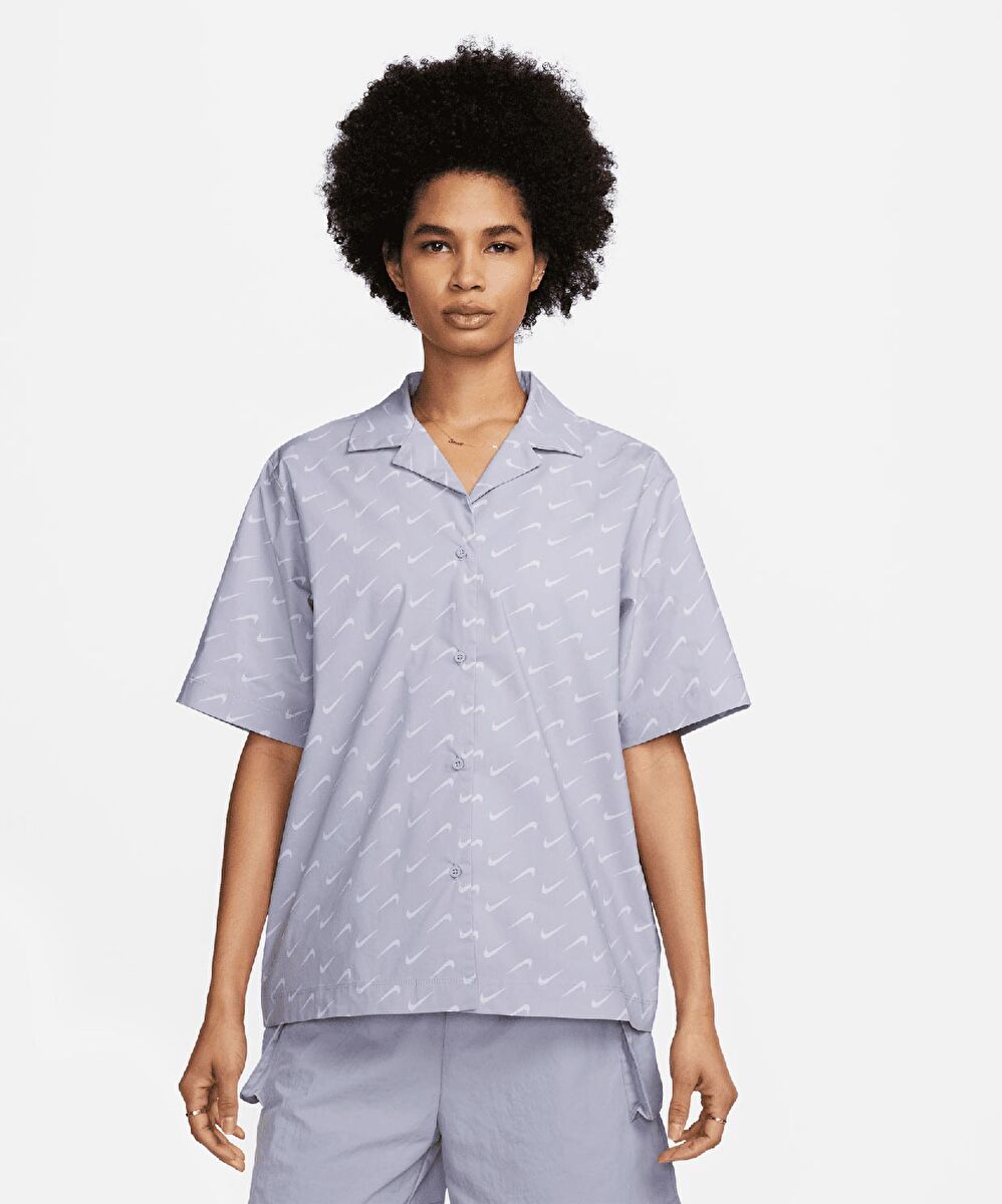 Nike W Nsw Evrdy Mod Wvn Ss Top