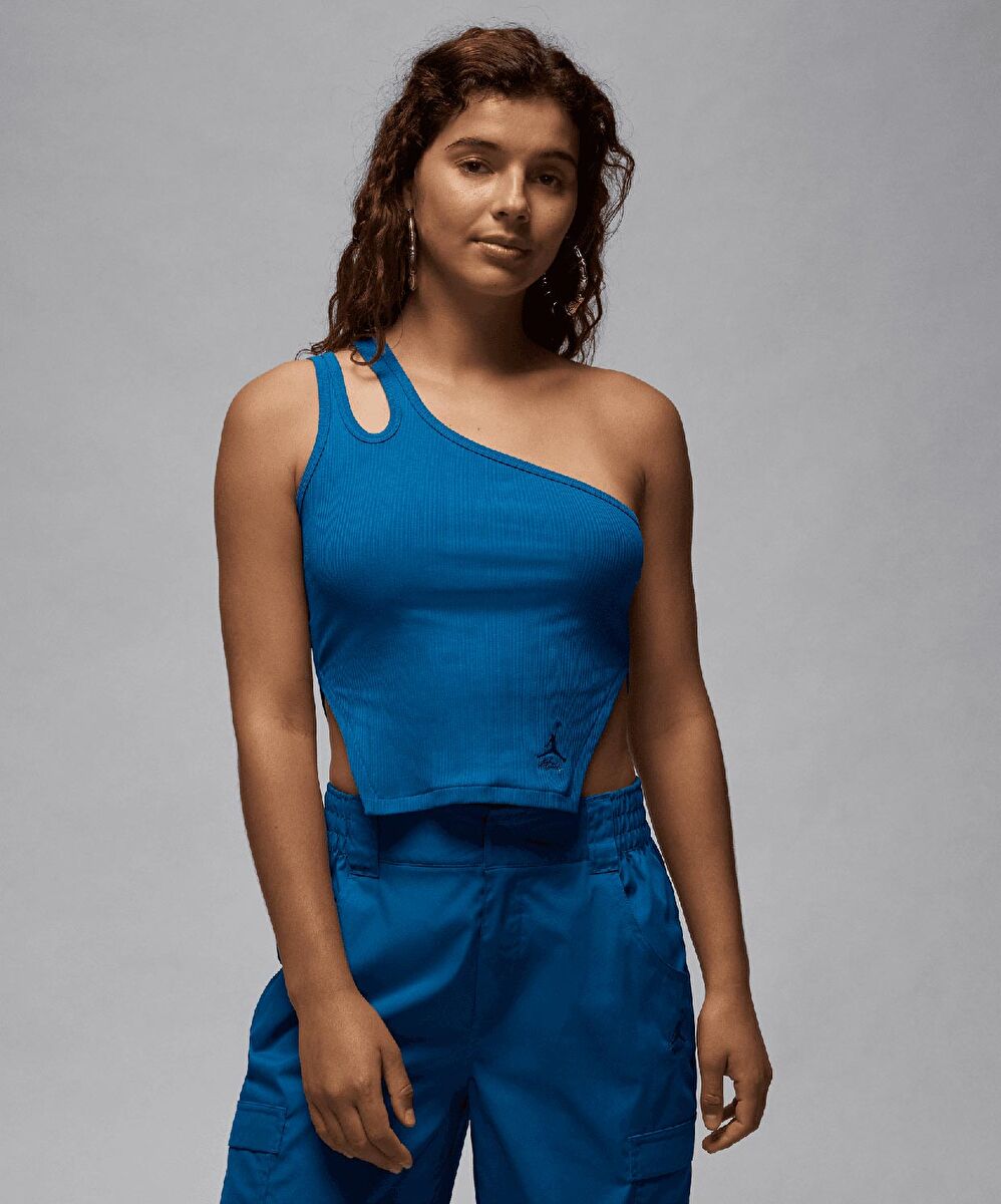 Jordan Asymmetrical Ribbed Tank