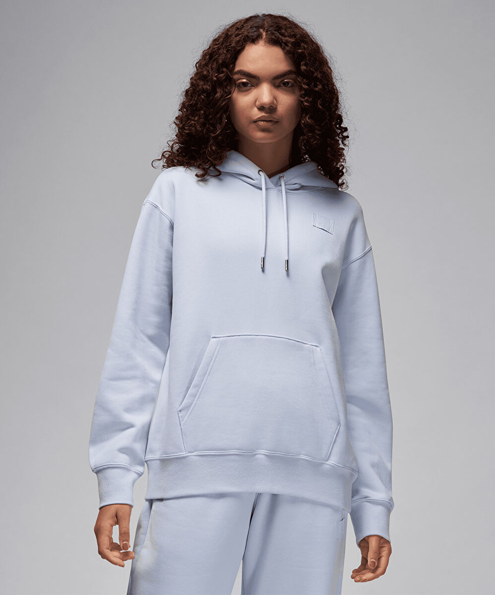 Jordan Flight Fleece Satin Lined Pullover Hoodie