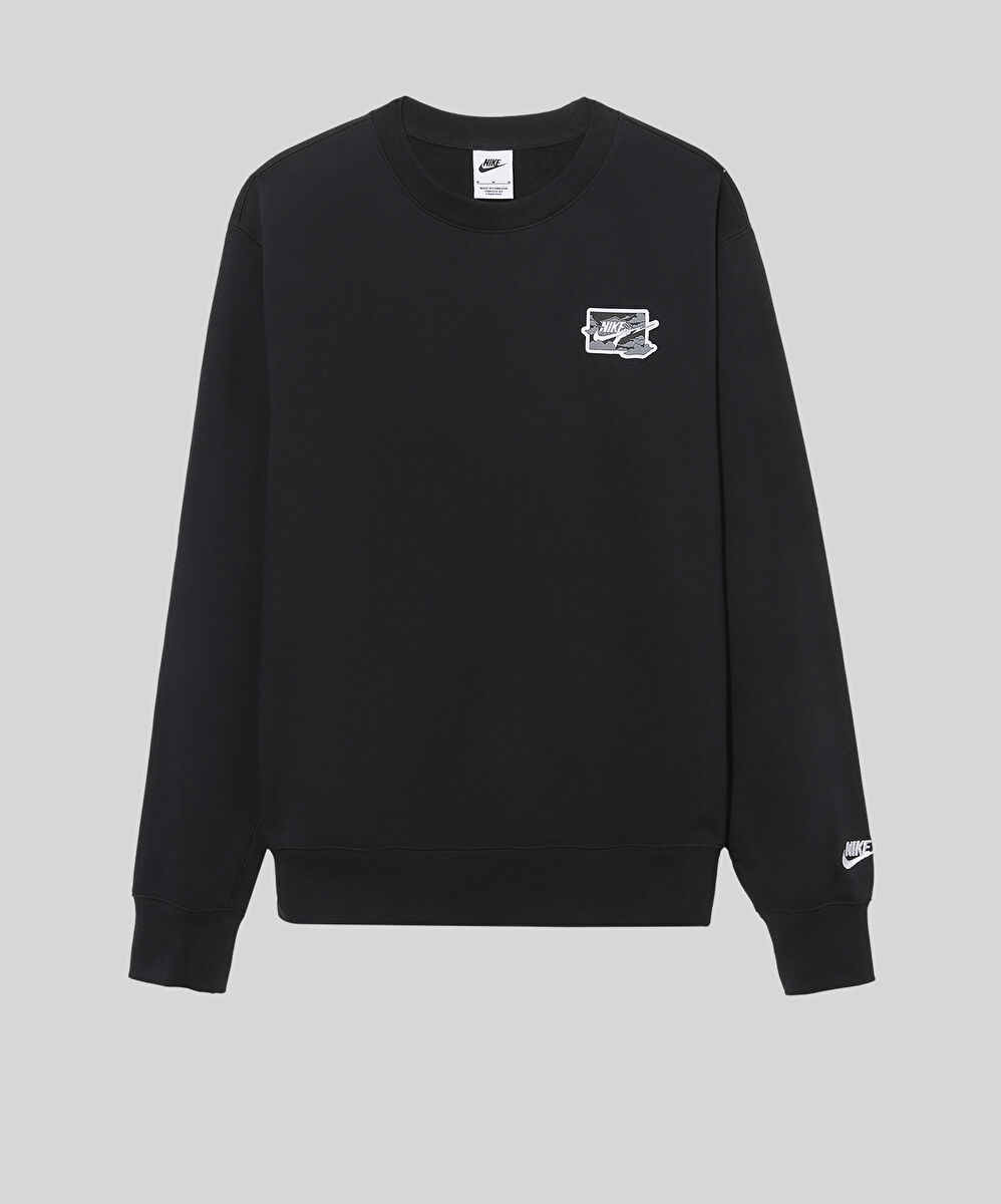 Nike Club French Terry Crew-Neck Sweatshirt