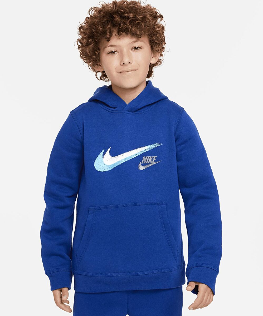 Nike Sportswear Fleece Pullover Graphic Hoodie