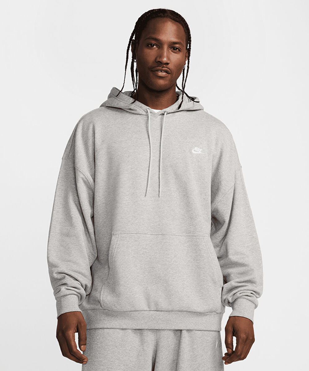Nike Club Fleece Oversized French Terry Pullover Hoodie