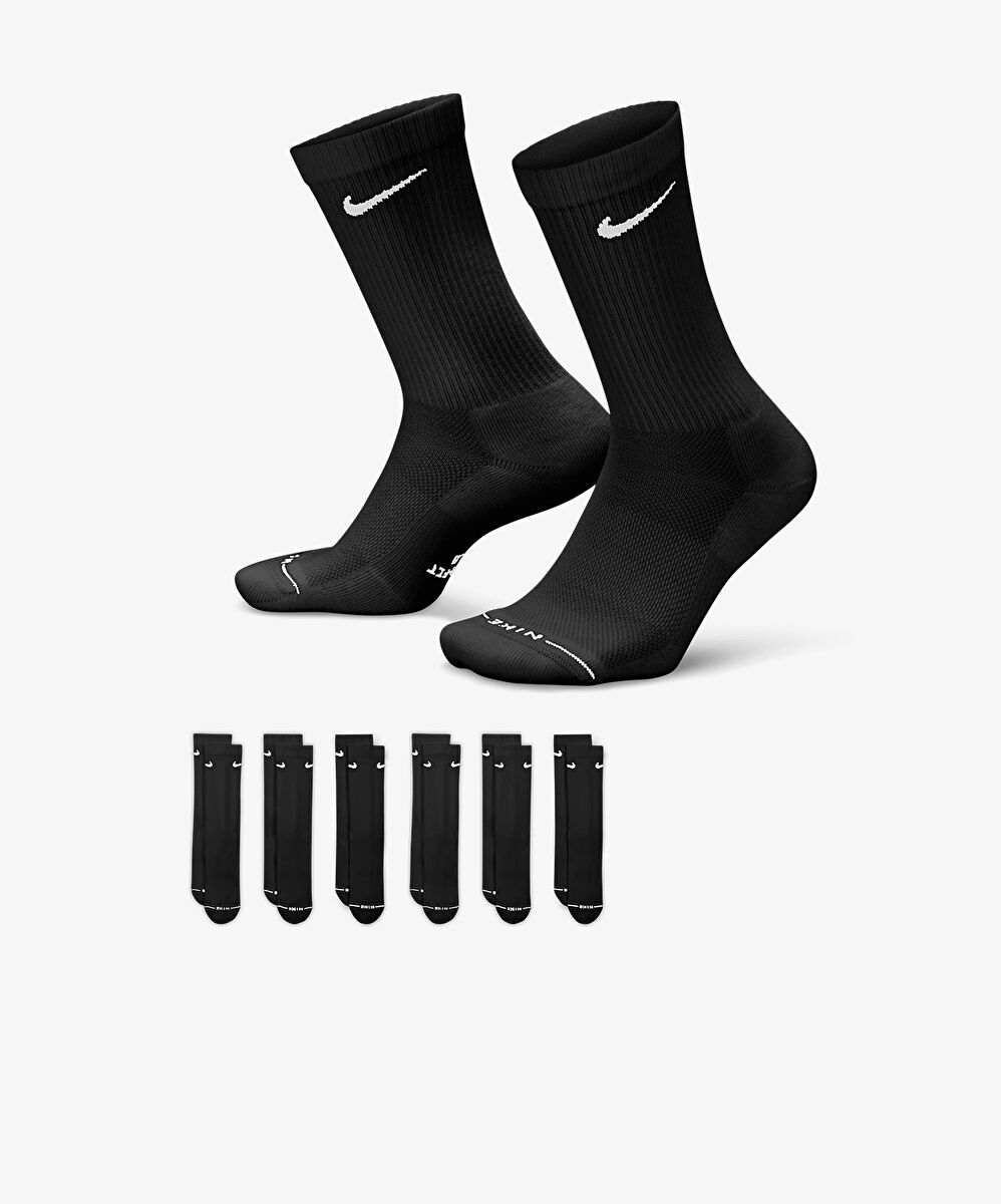 Nike Everyday Elevated Crew Socks 6’lı Paket