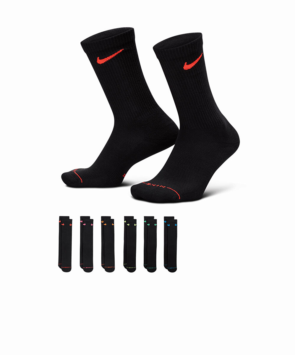 Nike Everyday Elevated Crew Socks 6’lı Paket