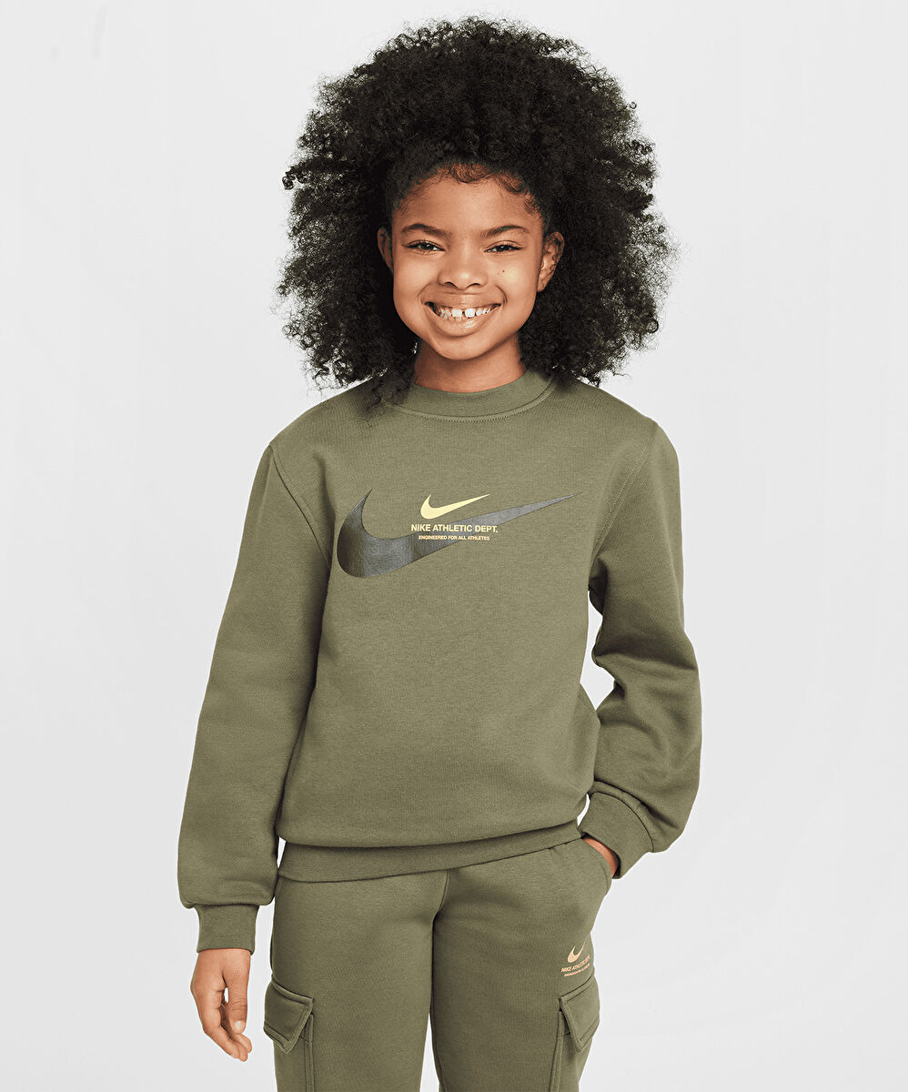 Nike Sportswear Standard Issue Crew-Neck Fleece Sweatshirt