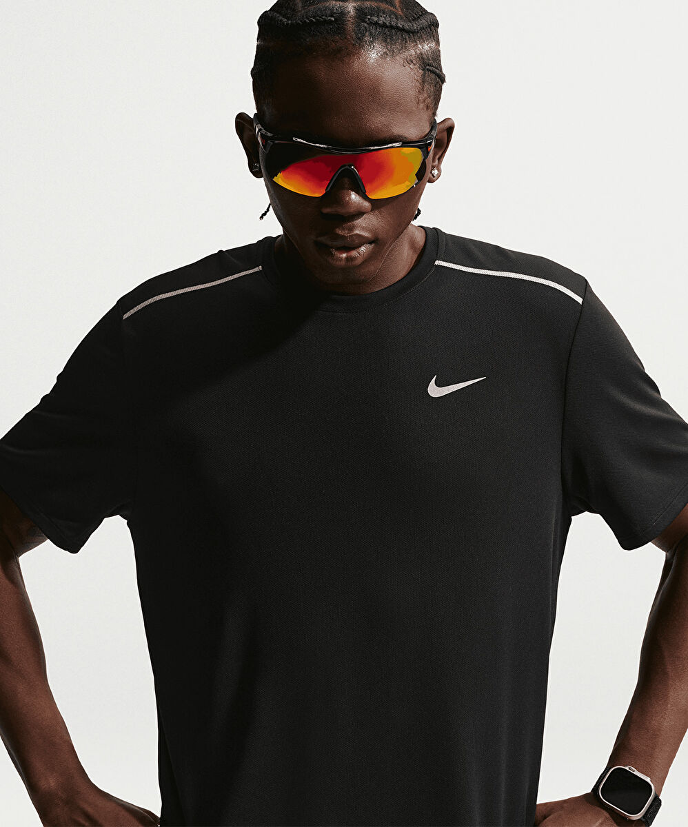 Nike Miler Dri-FIT UV Protection Short-Sleeve Running Top