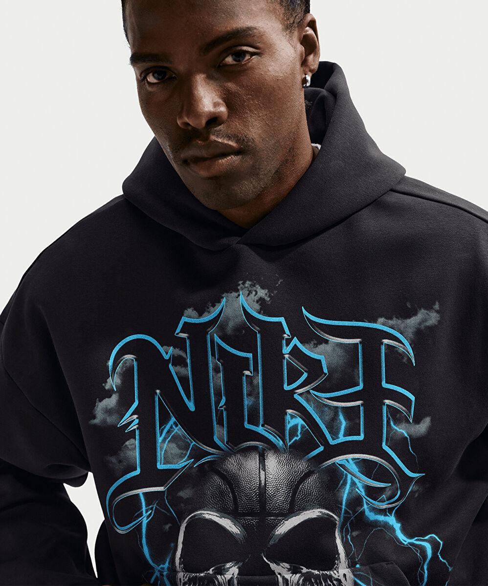 Nike Standard Issue Brushed Pullover Basketball Hoodie