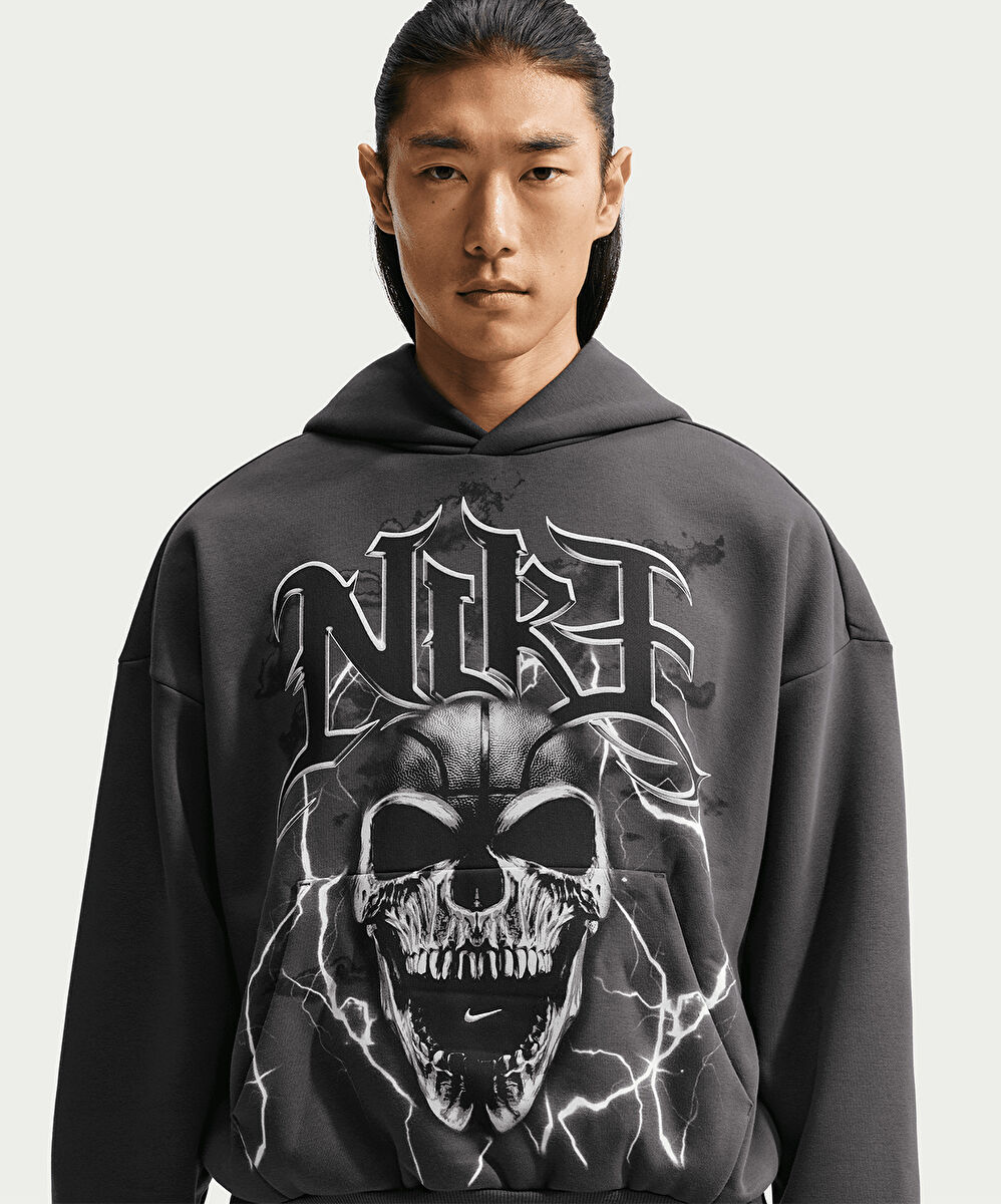 Nike Standard Issue Brushed Pullover Basketball Hoodie
