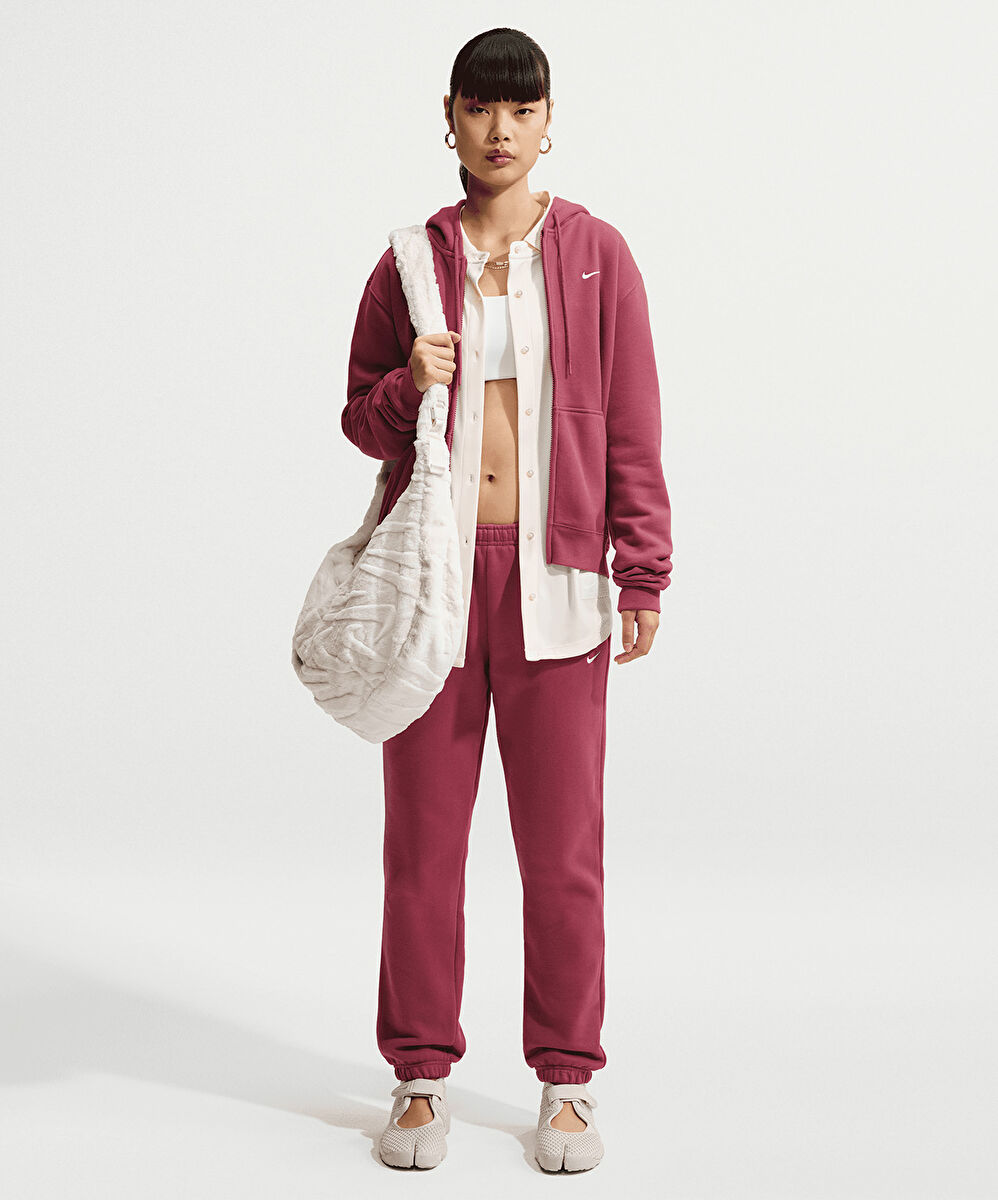 Nike Studio Fleece Mid-Rise Cuffed Pants