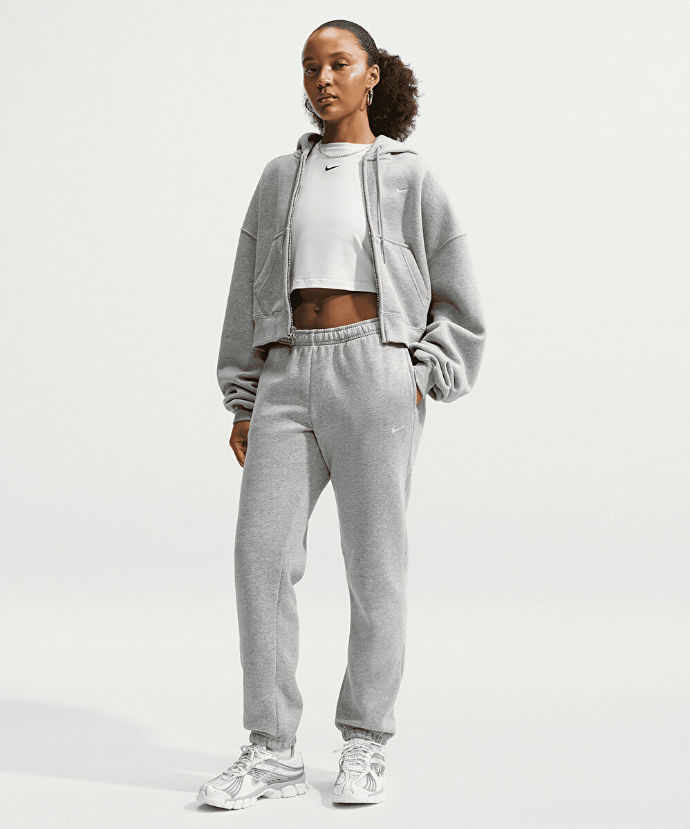 Nike Studio Fleece Mid-Rise Cuffed Pants
