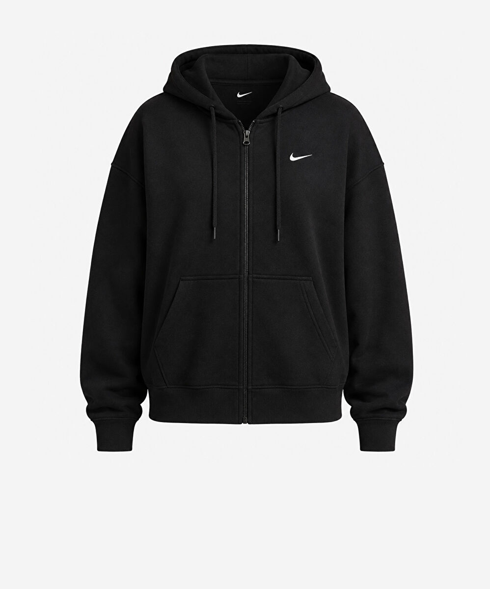 Nike Studio Fleece Medium Weight Oversized Full-Zip Hoodie