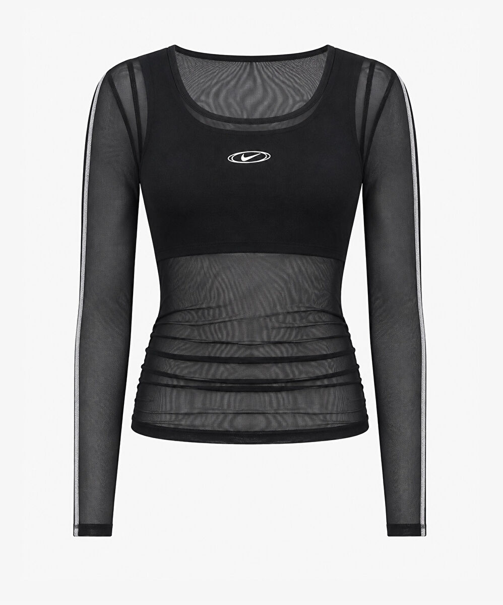 Nike Sportswear Slim Long-Sleeve Sheer Top