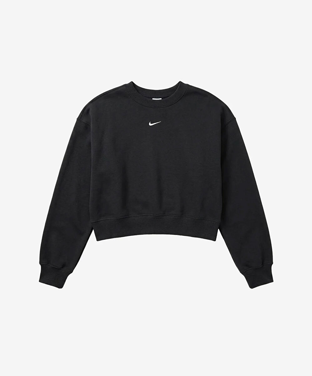 Nike Studio Fleece Oversized Cropped Crew