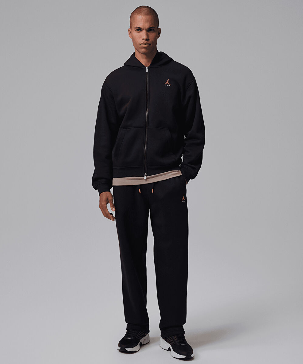 Jordan Brooklyn Statement Fleece Open-Hem Pants