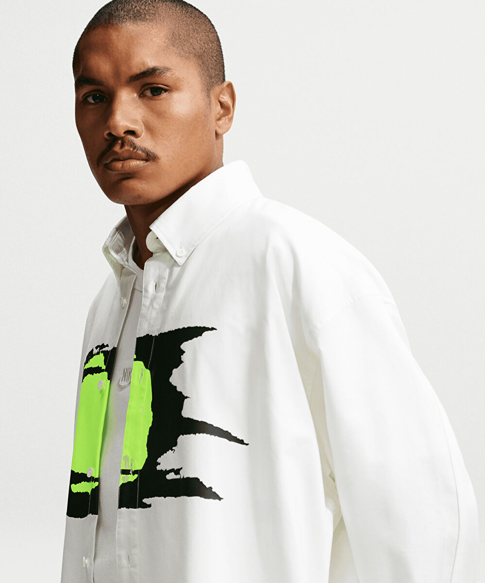 Nike Club Rules Long-Sleeve Oxford Top