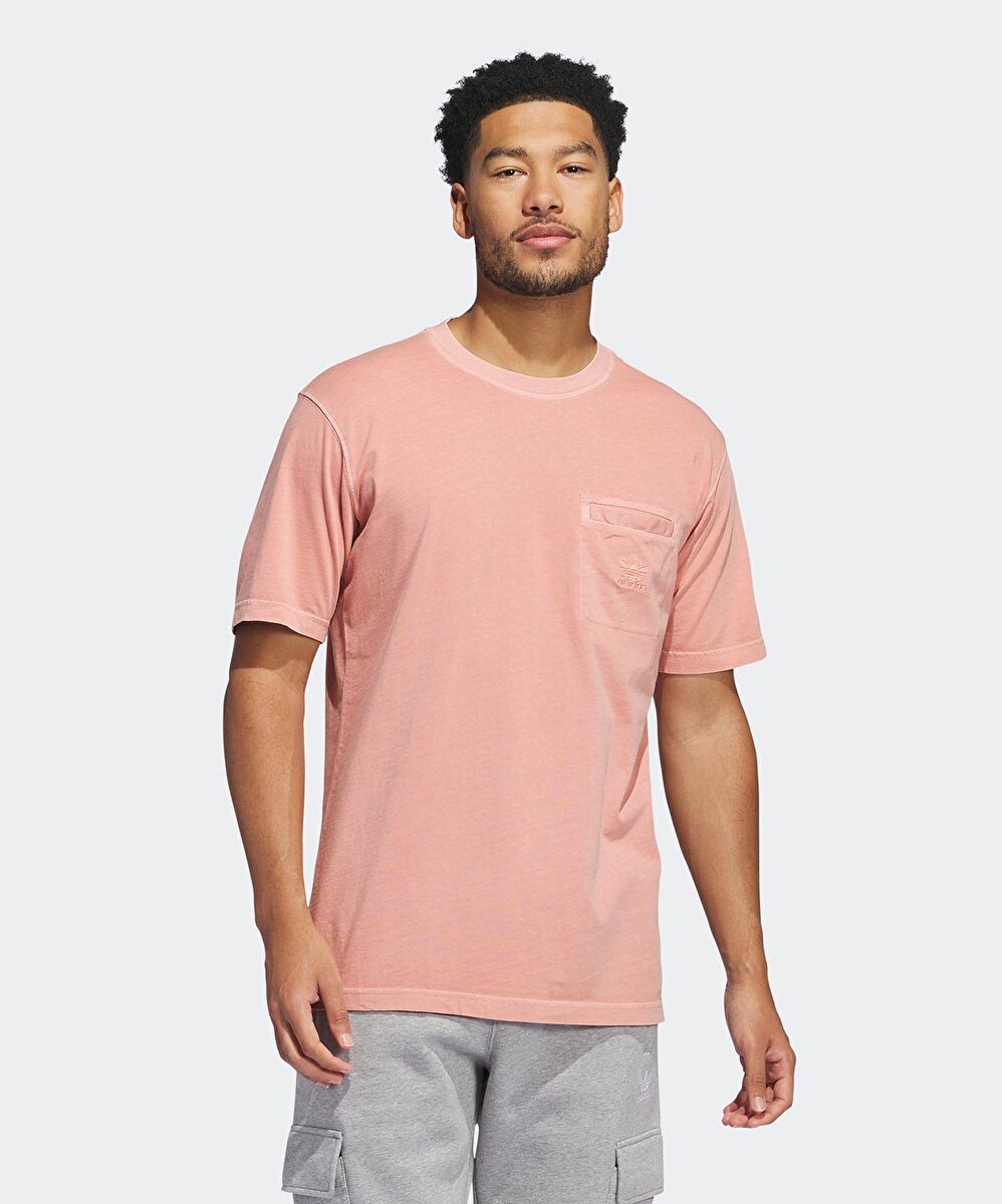 adidas Trefoil Essentials + Dye Pocket T-Shirt