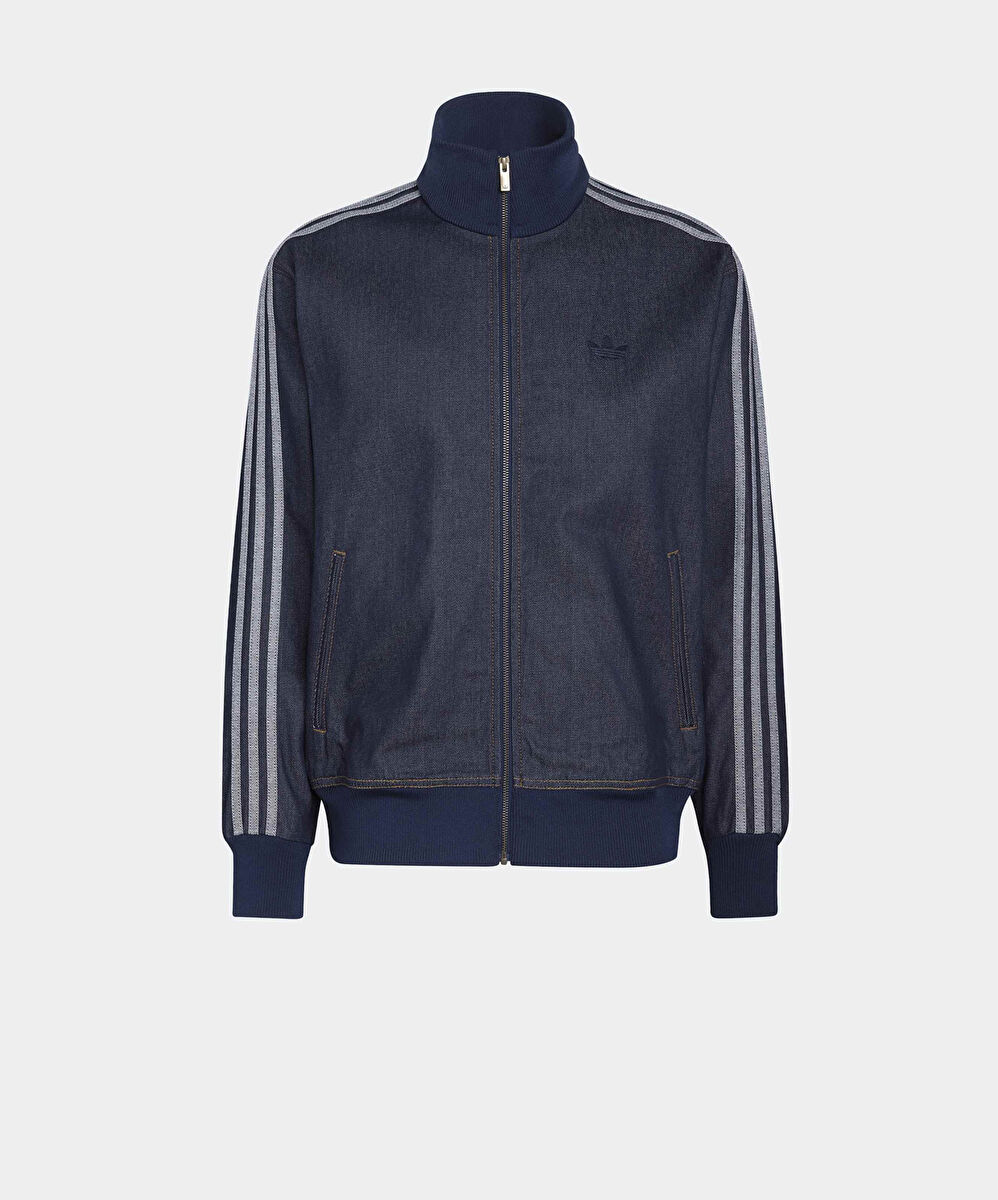 adidas Firebird Adicolor Raw Denim Track Top