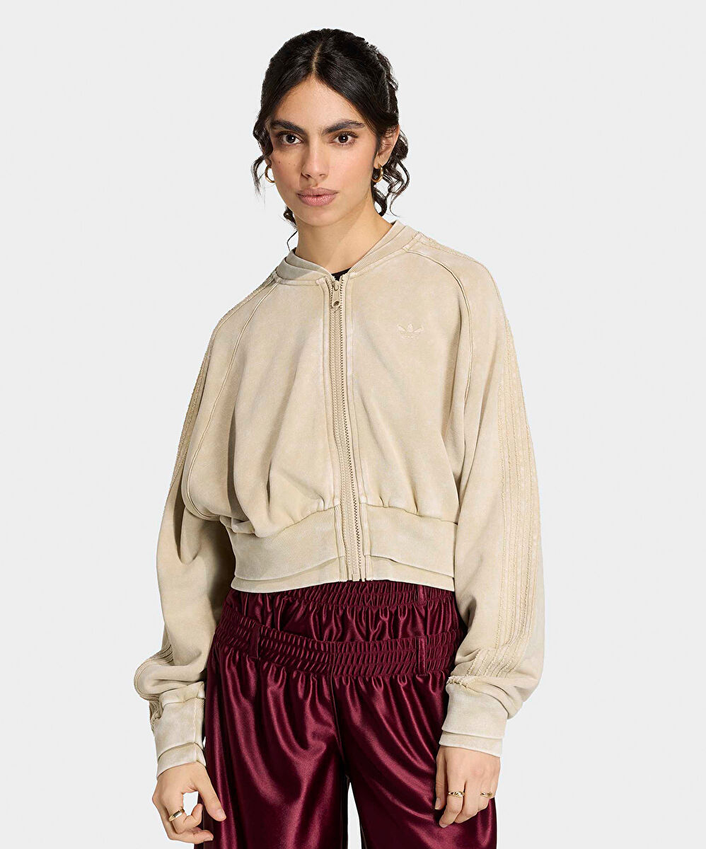 adidas SST Double Layered Cropped Track Top