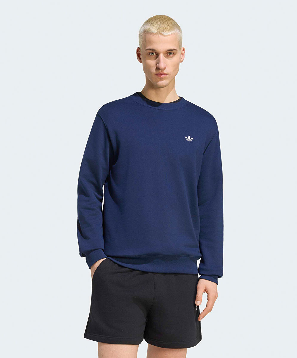 adidas Trefoil Essentials Crew French Terry Sweatshirt