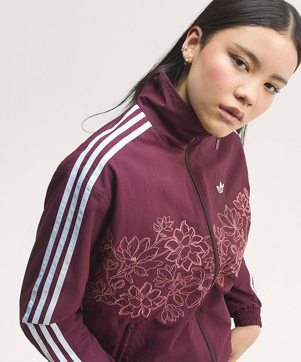 adidas Floral Gfx Firebird Loose Track Jacket
