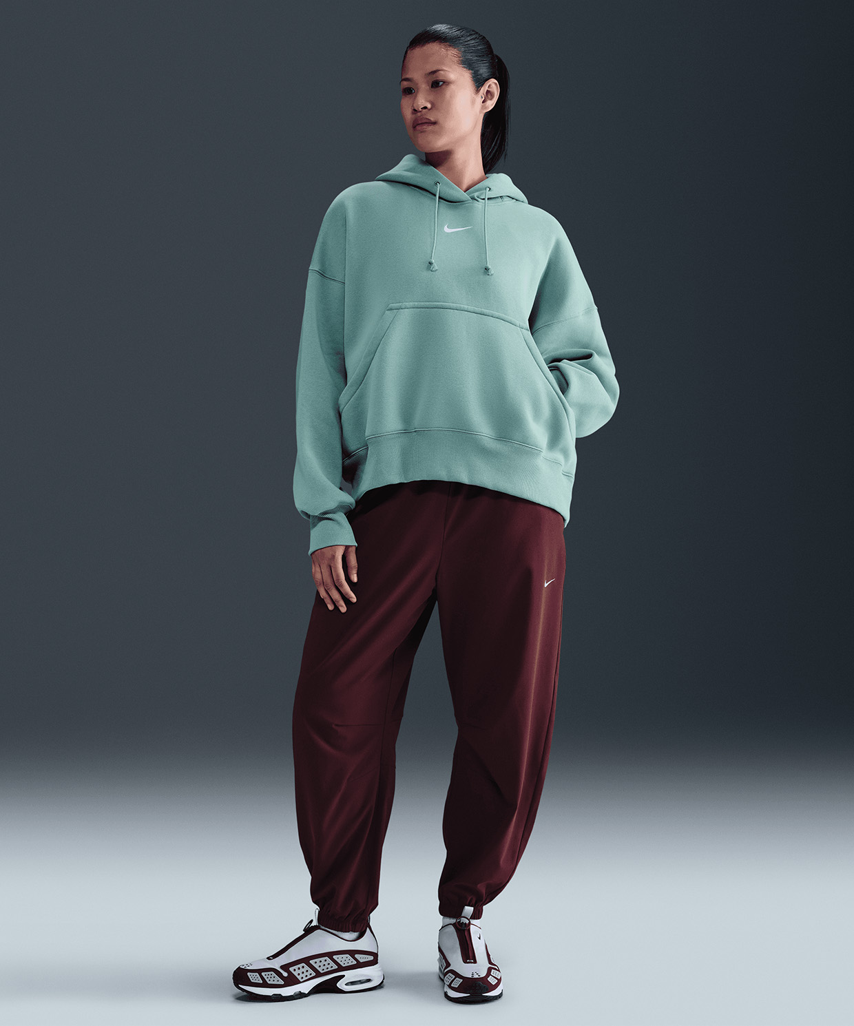 @h様 Nike Sportswear Phoenix Fleece Over-Oversized Pullover Hoodie