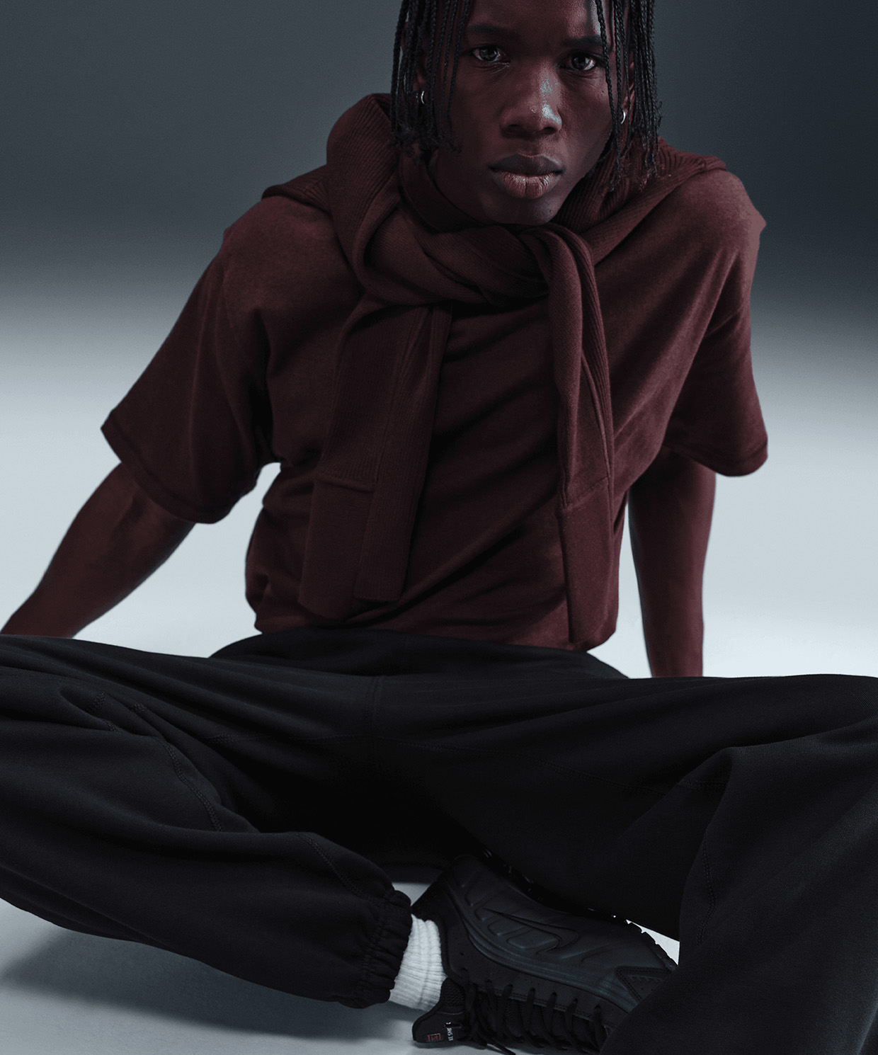 Nike Solo Swoosh Cuffed Fleece Pants Eşofman Altı HV1088-010